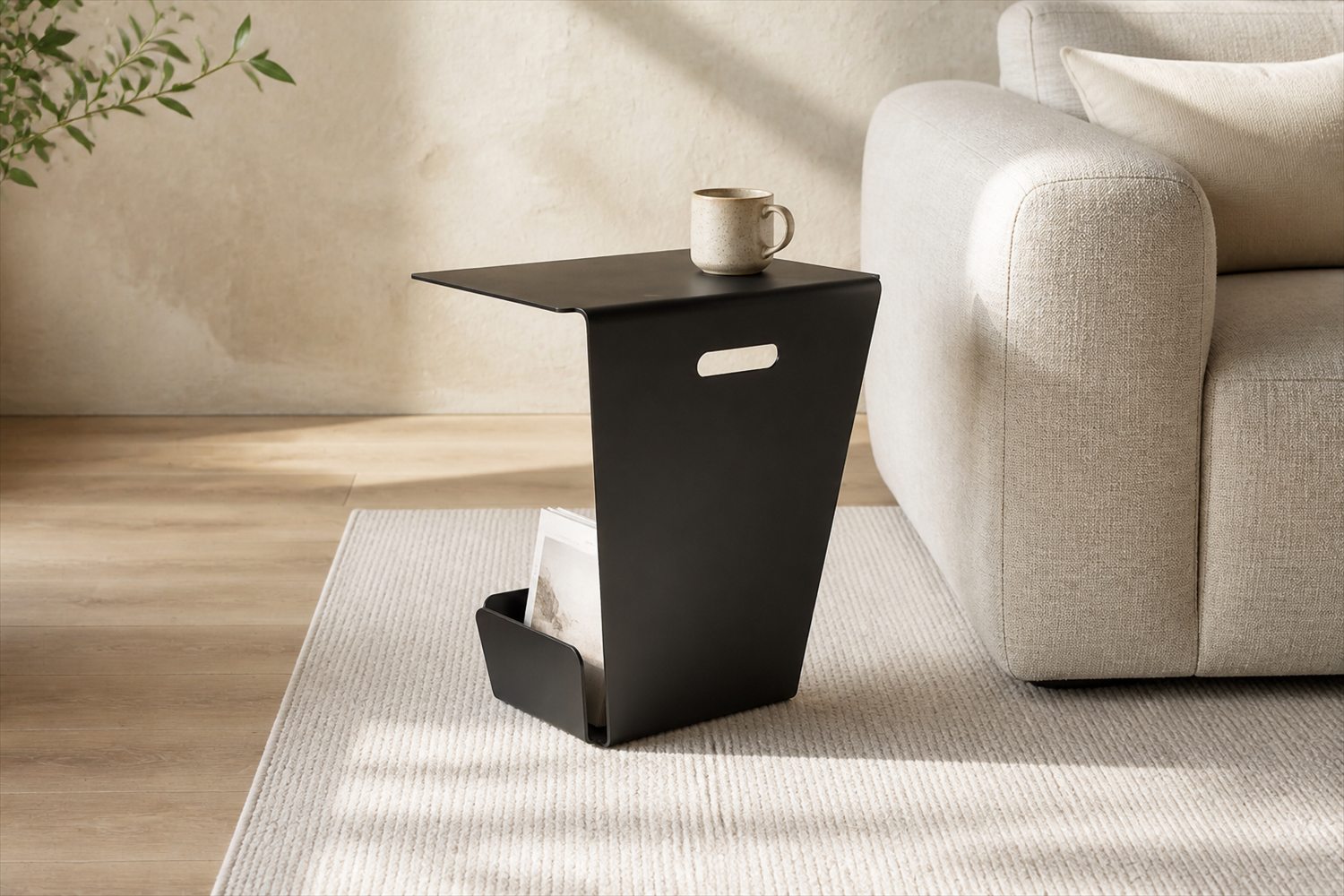Samba Side Table in a warm minimal interior