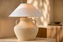 Terra Table Lamp — shade and ceramic base detail