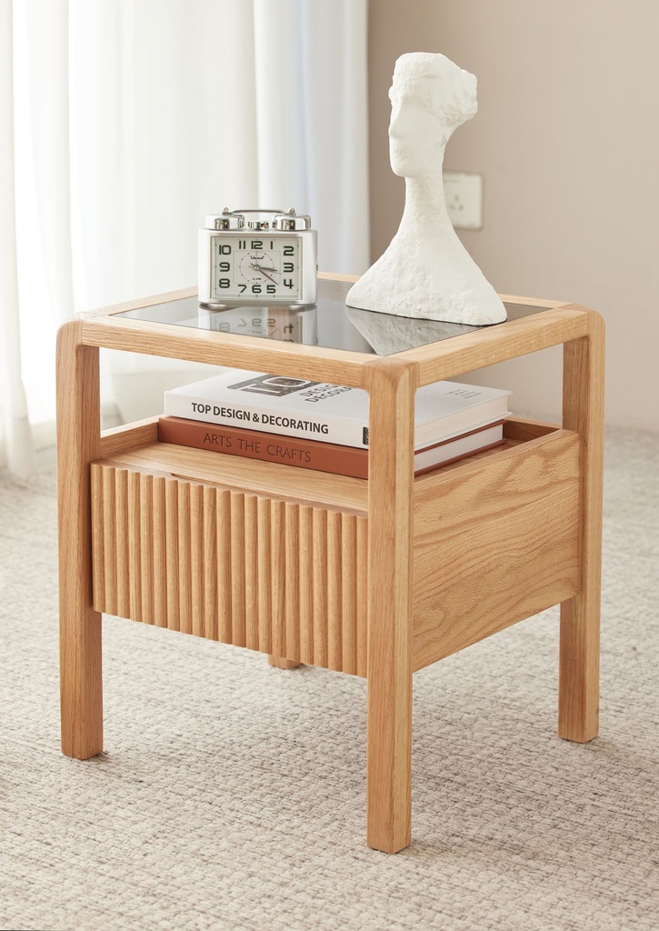 Shooka wooden side table